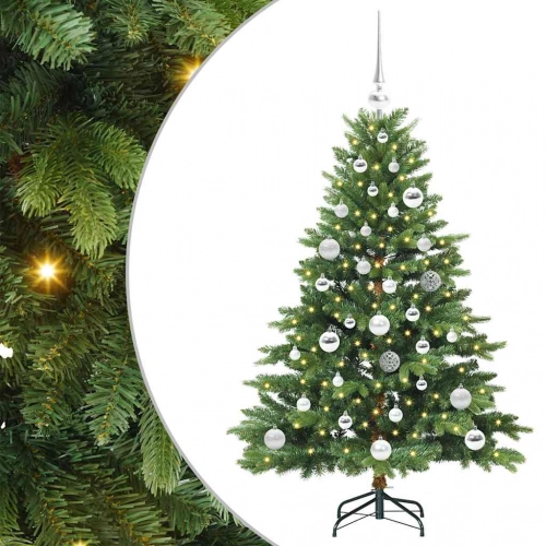 Mākslīgā Ziemassvētku Eglīte Su 150 Led Zaļa 120 Cm Pe Un Pvc Vidaxl