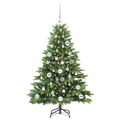 Mākslīgā Ziemassvētku Eglīte Su 150 Led Zaļa 120 Cm Pe Un Pvc Vidaxl