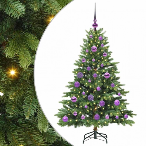 Mākslīgā Ziemassvētku Eglīte Su 150 Led Zaļa 120 Cm Pe Un Pvc Vidaxl