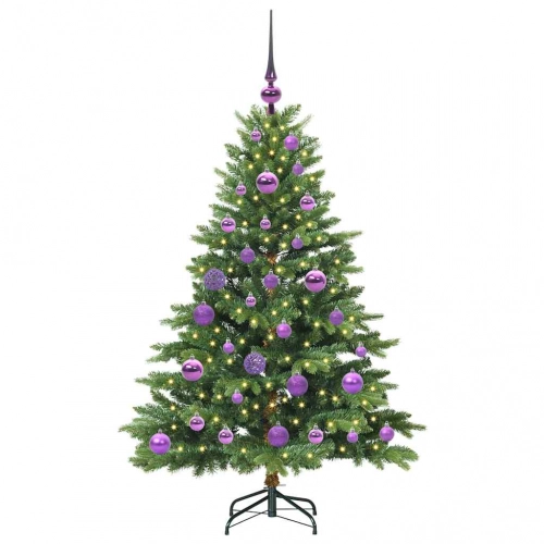 Mākslīgā Ziemassvētku Eglīte Su 150 Led Zaļa 120 Cm Pe Un Pvc Vidaxl