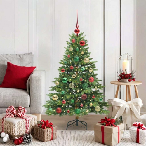 Mākslīgā Ziemassvētku Eglīte Su 150 Led Zaļa 120 Cm Pe Un Pvc Vidaxl