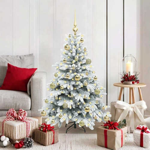 Mākslīgā Ziemassvētku Eglīte Su 150 Led Zaļa 120 Cm Pe Un Pvc Vidaxl