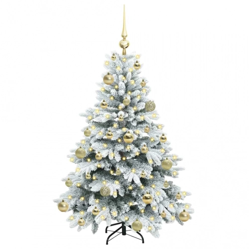 Mākslīgā Ziemassvētku Eglīte Su 150 Led Zaļa 120 Cm Pe Un Pvc Vidaxl