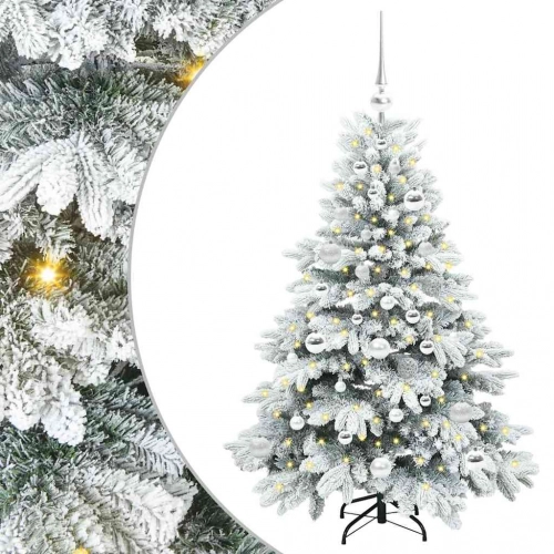 Mākslīgā Ziemassvētku Eglīte Su 150 Led Zaļa 120 Cm Pe Un Pvc Vidaxl