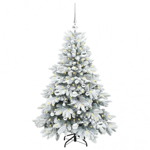 Mākslīgā Ziemassvētku Eglīte Su 150 Led Zaļa 120 Cm Pe Un Pvc Vidaxl