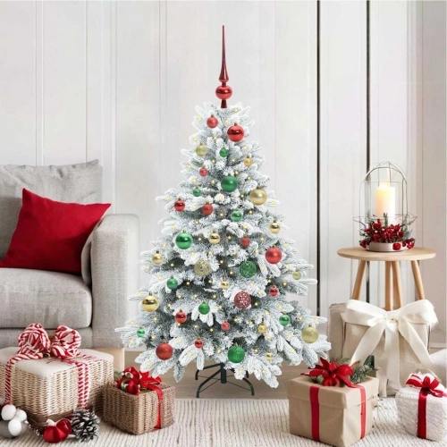 Mākslīgā Ziemassvētku Eglīte Su 150 Led Zaļa 120 Cm Pe Un Pvc Vidaxl