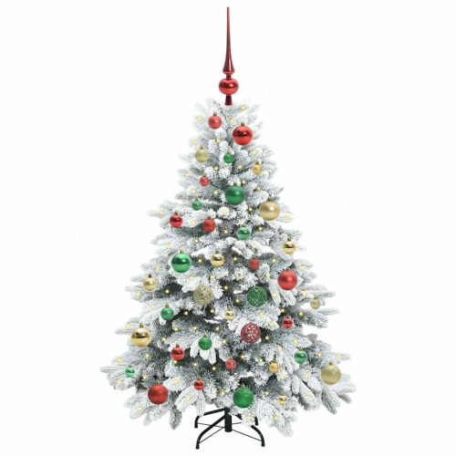 Mākslīgā Ziemassvētku Eglīte Su 150 Led Zaļa 120 Cm Pe Un Pvc Vidaxl