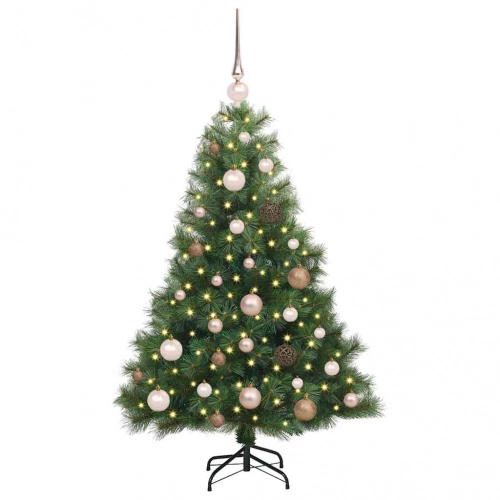 Mākslīgā Ziemassvētku Eglīte Su 150 Led Zaļa 120 Cm Pe Un Pvc Vidaxl
