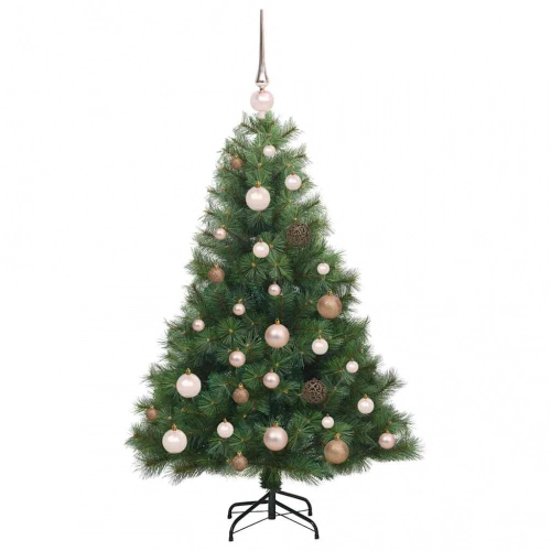 Mākslīgā Ziemassvētku Eglīte Su 150 Led Zaļa 120 Cm Pe Un Pvc Vidaxl