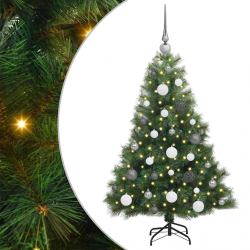 Mākslīgā Ziemassvētku Eglīte Su 150 Led Zaļa 120 Cm Pe Un Pvc Vidaxl