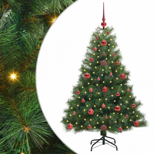 Mākslīgā Ziemassvētku Eglīte Su 150 Led Zaļa 120 Cm Pe Un Pvc Vidaxl