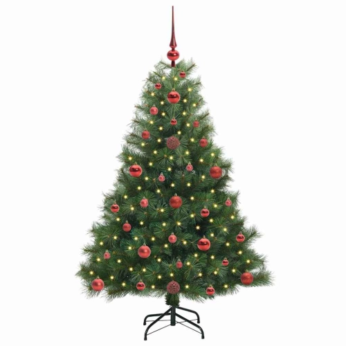 Mākslīgā Ziemassvētku Eglīte Su 150 Led Zaļa 120 Cm Pe Un Pvc Vidaxl