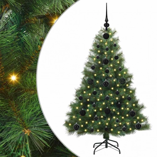 Mākslīgā Ziemassvētku Eglīte Su 150 Led Zaļa 120 Cm Pe Un Pvc Vidaxl