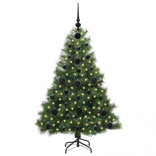 Mākslīgā Ziemassvētku Eglīte Su 150 Led Zaļa 120 Cm Pe Un Pvc Vidaxl