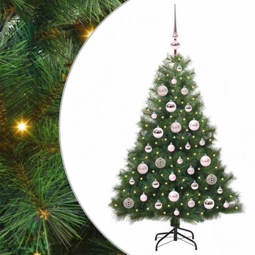 Mākslīgā Ziemassvētku Eglīte Su 150 Led Zaļa 120 Cm Pe Un Pvc Vidaxl