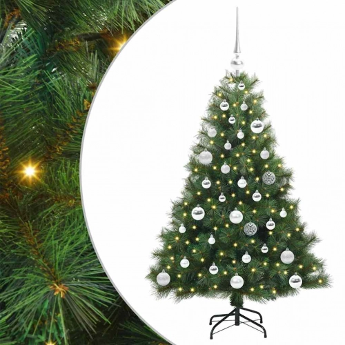 Mākslīgā Ziemassvētku Eglīte Su 150 Led Zaļa 120 Cm Pe Un Pvc Vidaxl