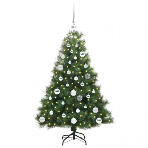 Mākslīgā Ziemassvētku Eglīte Su 150 Led Zaļa 120 Cm Pe Un Pvc Vidaxl