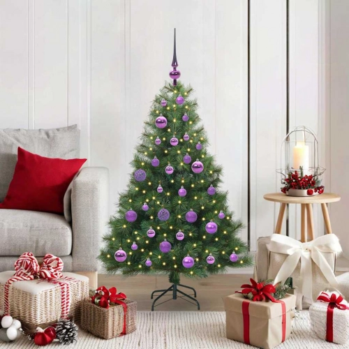 Mākslīgā Ziemassvētku Eglīte Su 150 Led Zaļa 120 Cm Pe Un Pvc Vidaxl