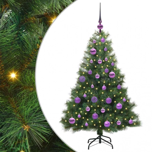 Mākslīgā Ziemassvētku Eglīte Su 150 Led Zaļa 120 Cm Pe Un Pvc Vidaxl