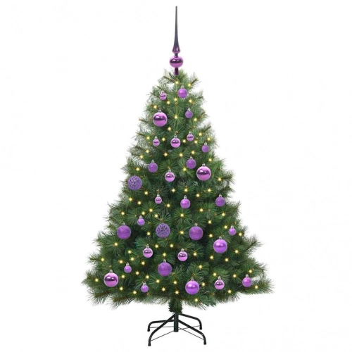 Mākslīgā Ziemassvētku Eglīte Su 150 Led Zaļa 120 Cm Pe Un Pvc Vidaxl