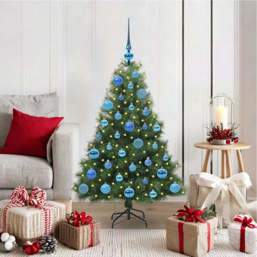 Mākslīgā Ziemassvētku Eglīte Su 150 Led Zaļa 120 Cm Pe Un Pvc Vidaxl