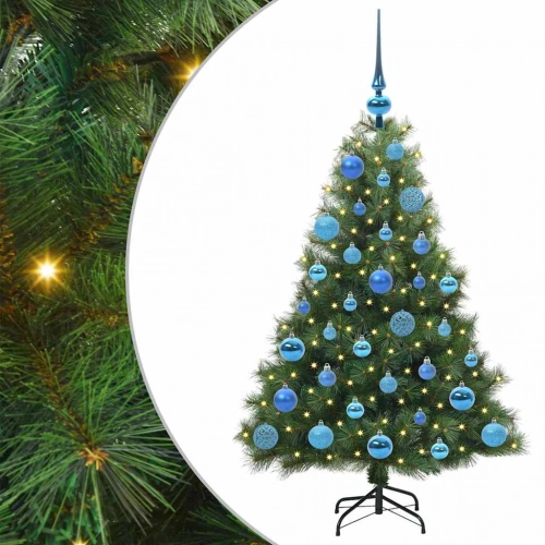 Mākslīgā Ziemassvētku Eglīte Su 150 Led Zaļa 120 Cm Pe Un Pvc Vidaxl
