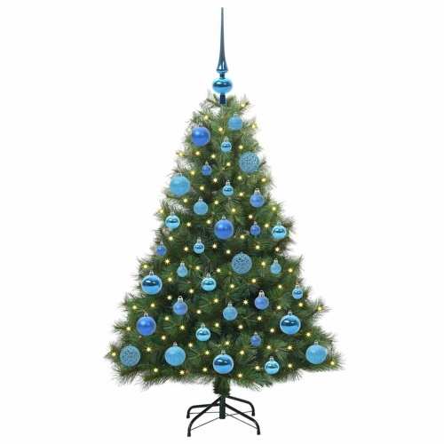 Mākslīgā Ziemassvētku Eglīte Su 150 Led Zaļa 120 Cm Pe Un Pvc Vidaxl