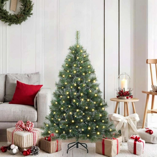 Mākslīgā Ziemassvētku Eglīte Su 150 Led Zaļa 120 Cm Pe Un Pvc Vidaxl