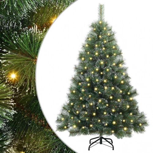 Mākslīgā Ziemassvētku Eglīte Su 150 Led Zaļa 120 Cm Pe Un Pvc Vidaxl