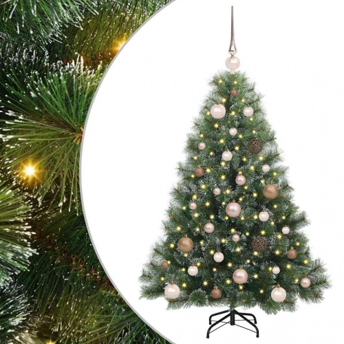 Mākslīgā Ziemassvētku Eglīte Su 150 Led Zaļa 120 Cm Pe Un Pvc Vidaxl