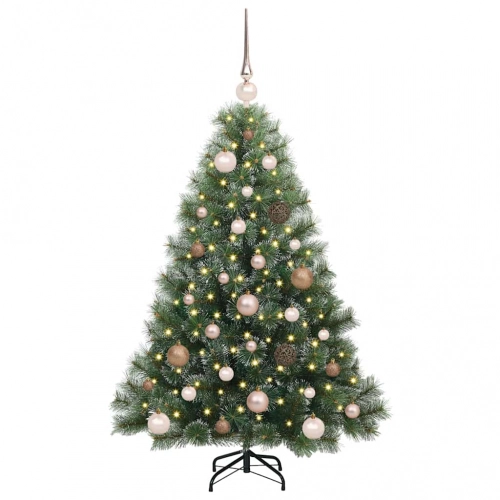 Mākslīgā Ziemassvētku Eglīte Su 150 Led Zaļa 120 Cm Pe Un Pvc Vidaxl