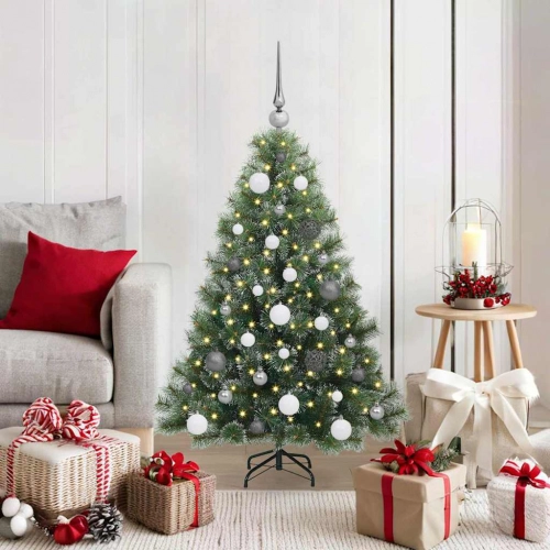 Mākslīgā Ziemassvētku Eglīte Su 150 Led Zaļa 120 Cm Pe Un Pvc Vidaxl
