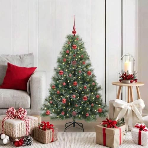 Mākslīgā Ziemassvētku Eglīte Su 150 Led Zaļa 120 Cm Pe Un Pvc Vidaxl