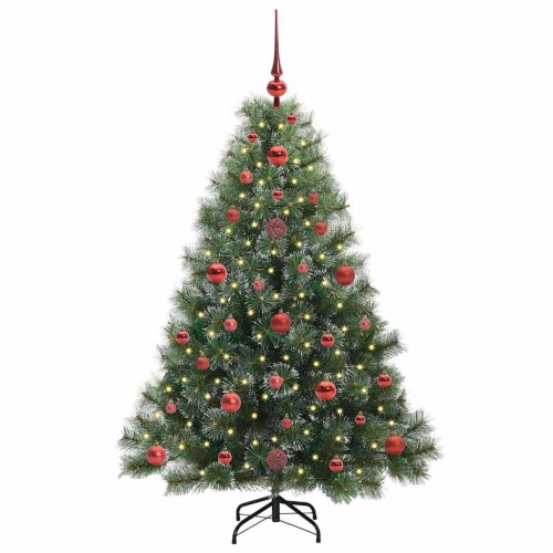 Mākslīgā Ziemassvētku Eglīte Su 150 Led Zaļa 120 Cm Pe Un Pvc Vidaxl