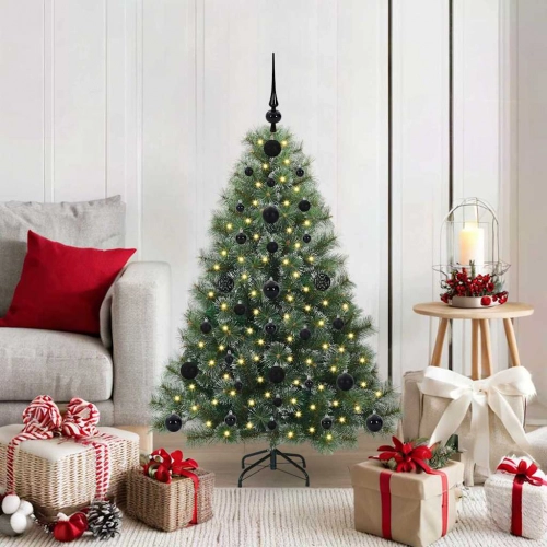 Mākslīgā Ziemassvētku Eglīte Su 150 Led Zaļa 120 Cm Pe Un Pvc Vidaxl