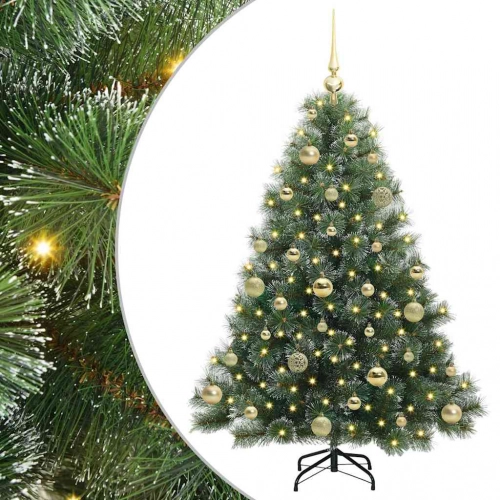 Mākslīgā Ziemassvētku Eglīte Su 150 Led Zaļa 120 Cm Pe Un Pvc Vidaxl