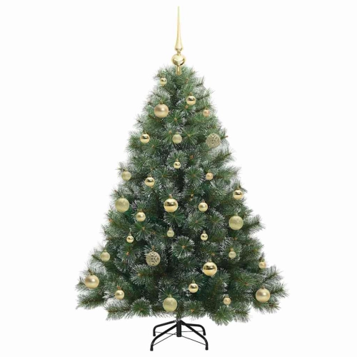 Mākslīgā Ziemassvētku Eglīte Su 150 Led Zaļa 120 Cm Pe Un Pvc Vidaxl