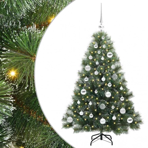 Mākslīgā Ziemassvētku Eglīte Su 150 Led Zaļa 120 Cm Pe Un Pvc Vidaxl