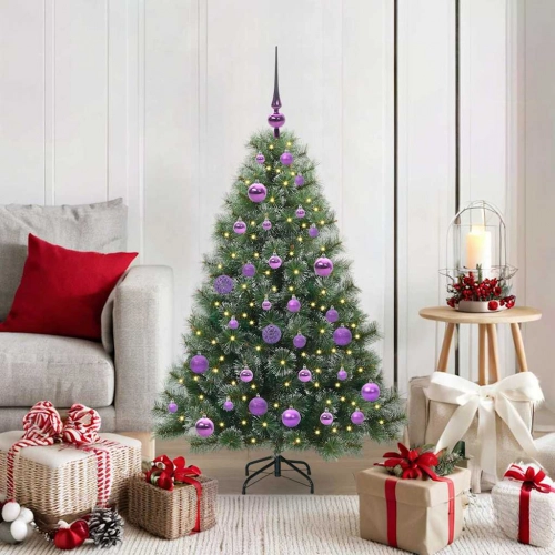 Mākslīgā Ziemassvētku Eglīte Su 150 Led Zaļa 120 Cm Pe Un Pvc Vidaxl