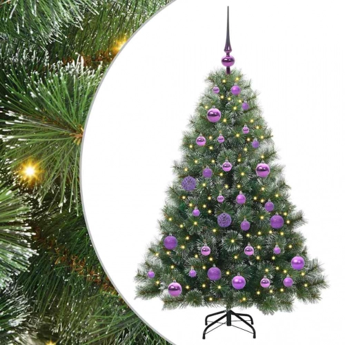 Mākslīgā Ziemassvētku Eglīte Su 150 Led Zaļa 120 Cm Pe Un Pvc Vidaxl