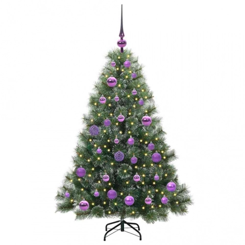 Mākslīgā Ziemassvētku Eglīte Su 150 Led Zaļa 120 Cm Pe Un Pvc Vidaxl