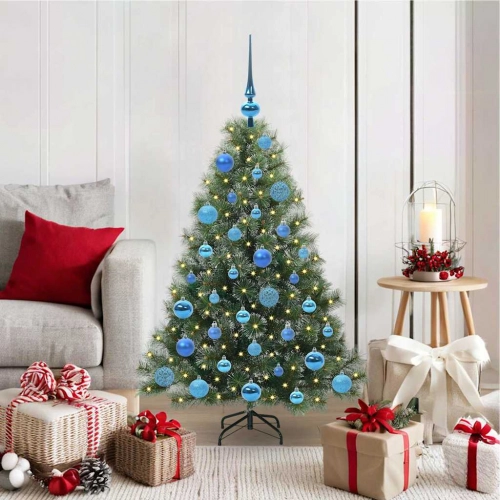 Mākslīgā Ziemassvētku Eglīte Su 150 Led Zaļa 120 Cm Pe Un Pvc Vidaxl