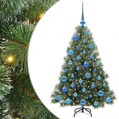 Mākslīgā Ziemassvētku Eglīte Su 150 Led Zaļa 120 Cm Pe Un Pvc Vidaxl