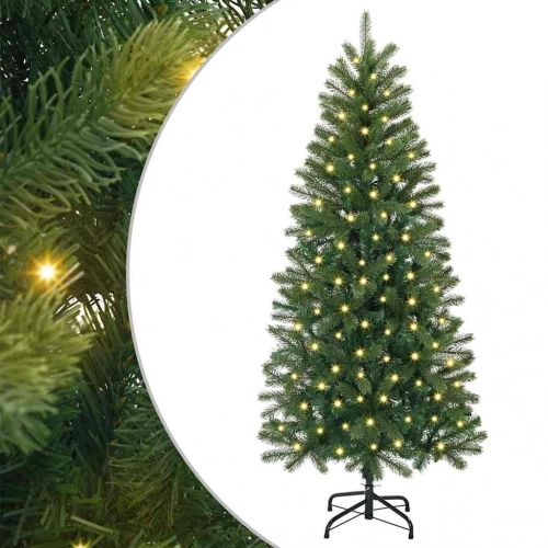 Mākslīgā Ziemassvētku Eglīte Su 150 Led Zaļa 150 Cm Pe Un Pvc Vidaxl
