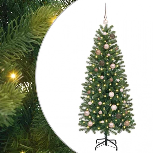 Mākslīgā Ziemassvētku Eglīte Su 150 Led Zaļa 150 Cm Pe Un Pvc Vidaxl