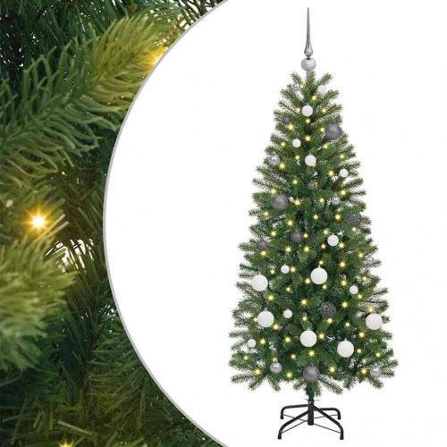 Mākslīgā Ziemassvētku Eglīte Su 150 Led Zaļa 150 Cm Pe Un Pvc Vidaxl