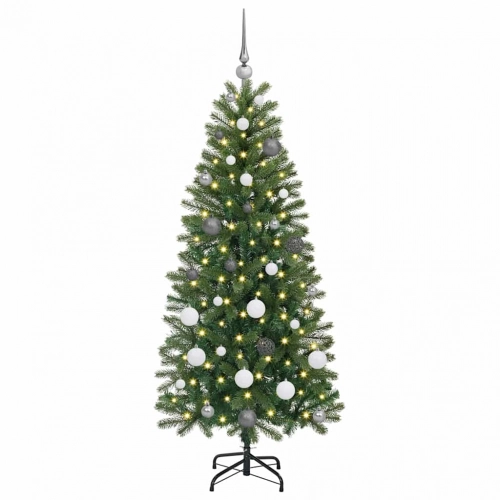 Mākslīgā Ziemassvētku Eglīte Su 150 Led Zaļa 150 Cm Pe Un Pvc Vidaxl