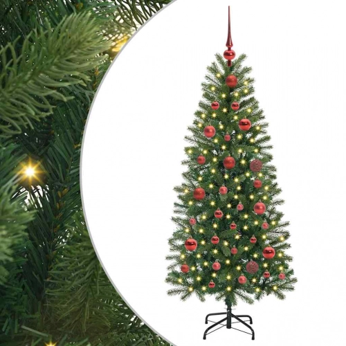 Mākslīgā Ziemassvētku Eglīte Su 150 Led Zaļa 150 Cm Pe Un Pvc Vidaxl