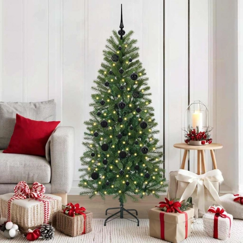 Mākslīgā Ziemassvētku Eglīte Su 150 Led Zaļa 150 Cm Pe Un Pvc Vidaxl