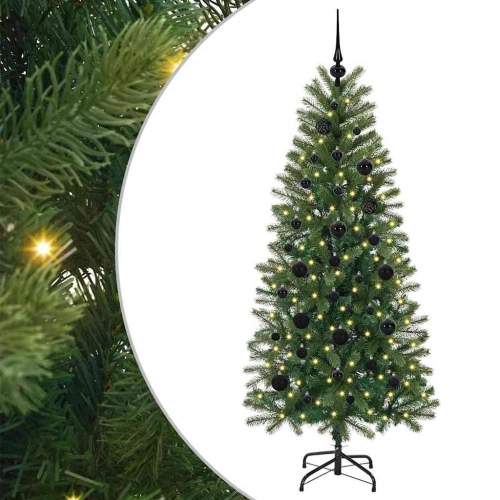Mākslīgā Ziemassvētku Eglīte Su 150 Led Zaļa 150 Cm Pe Un Pvc Vidaxl